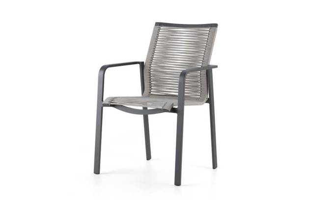 Andermatt Gartentisch Set Aluminium/Rope 1