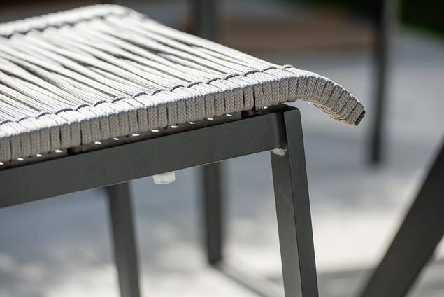 Andermatt Gartentisch Set Aluminium/Rope 4