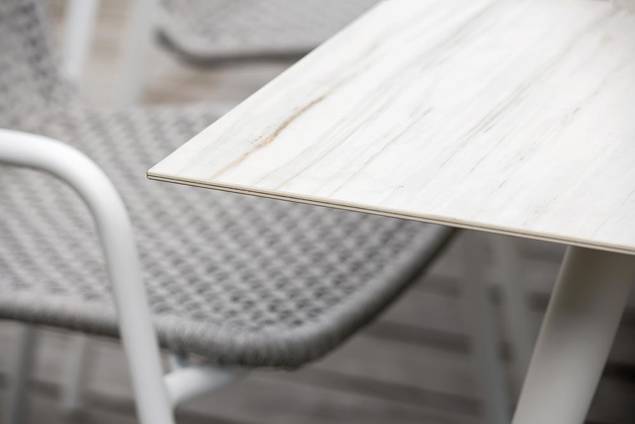 Kapstadt Set de table de jardin aluminium/rope 6