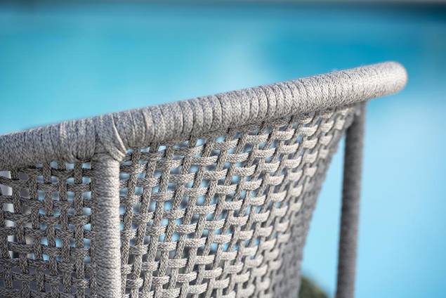 Kapstadt Set de table de jardin aluminium/rope 7