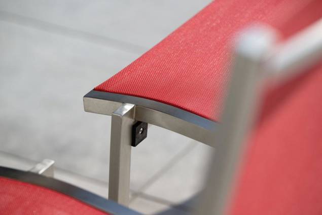 Pilatus Set de table de jardin acier inoxydable 6