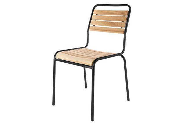 Rigi Chaise de jardin empilable acier