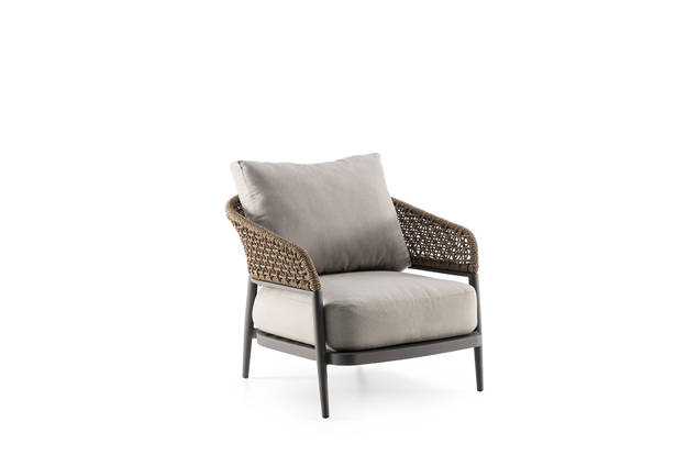 Enna Loungesessel Aluminium 1