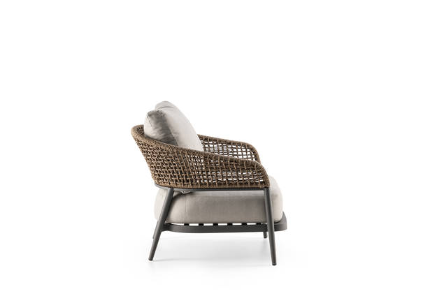 Enna Loungesessel Aluminium 2