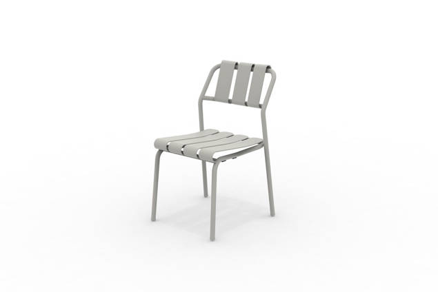 Iseo Gartenstuhl stapelbar Aluminium