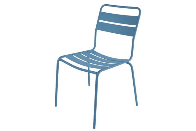 Glarus Gartenstuhl stapelbar Stahl