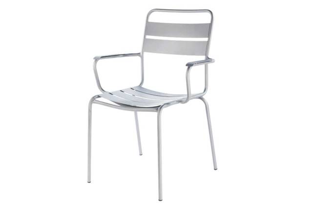 Glarus Gartenstuhl stapelbar Stahl