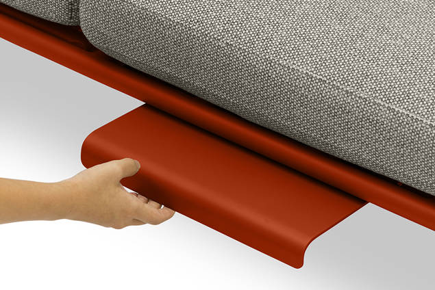 Sorrento Multifunktionsliege Aluminium 10