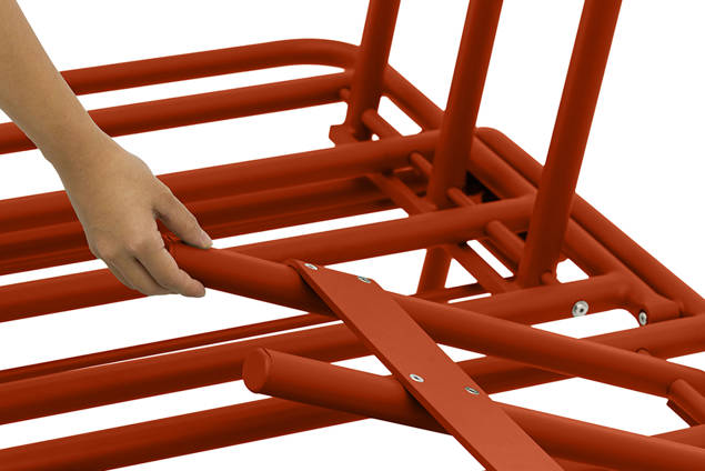 Sorrento Multifunktionsliege Aluminium 11