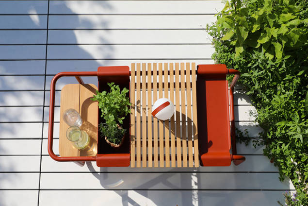 Sorrento Loungetisch Aluminium 84x46 cm 2