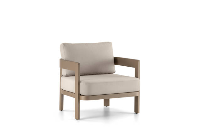 Bastia Loungesessel Aluminium