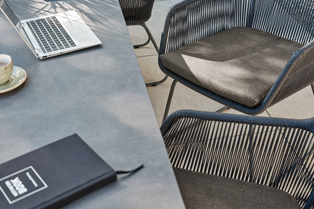 Brighton Gartenstuhl Hochlehner Edelstahl 8