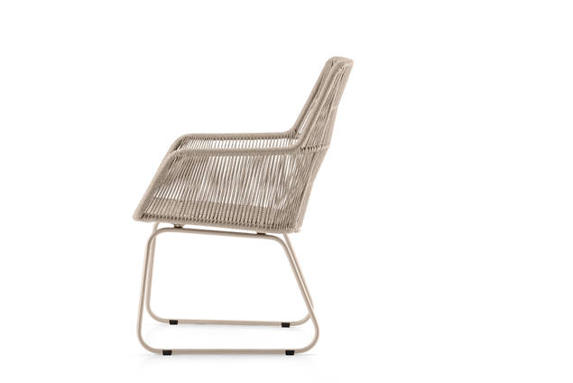 Brighton Chaise de jardin dossier haut acier inoxydable 3