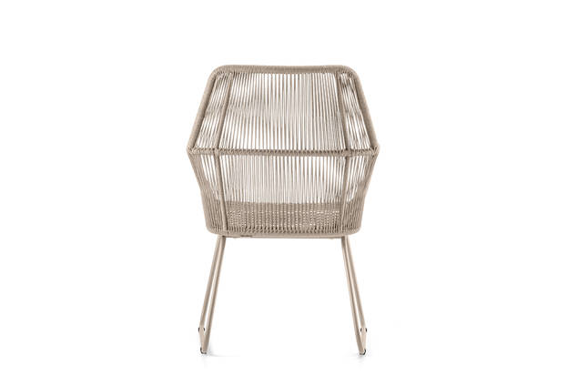 Brighton Chaise de jardin dossier haut acier inoxydable 4