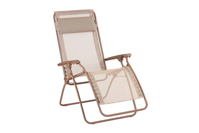 R Clip Fauteuil de relaxation pliant acier