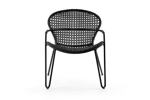 Kingston Fauteuil lounge empilable aluminium 2