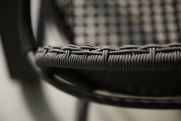 Kingston Fauteuil lounge empilable aluminium 5