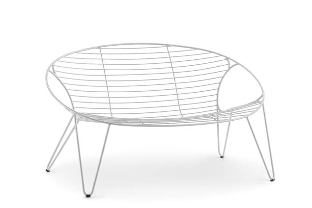 Montreal 2er Loungebank Edelstahl 2