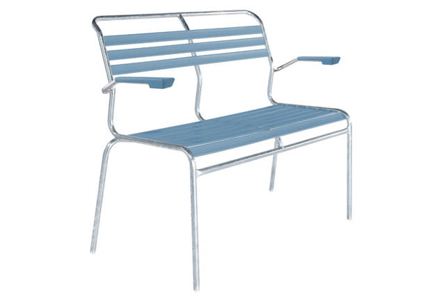 Säntis Gartenbank Stahl