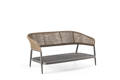 Enna Banc lounge 2 places aluminium