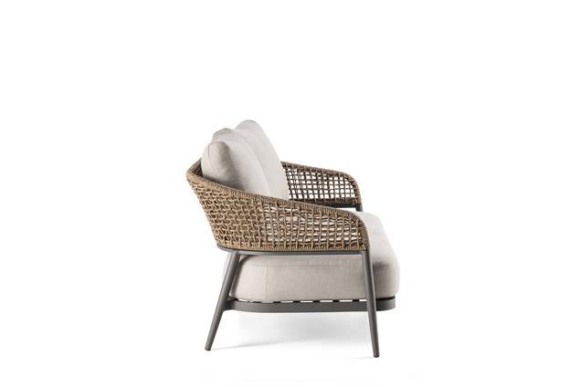 Enna Banc lounge 2 places aluminium 2