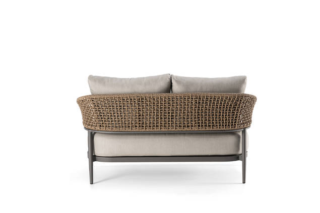 Enna Banc lounge 2 places aluminium 3