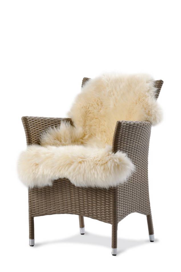 Lammfell mit Elast champagner