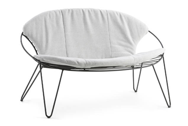 Montreal 2er Loungebank Edelstahl 3