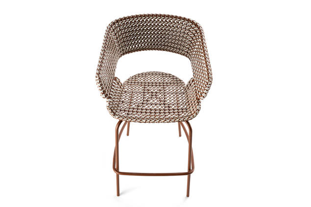 Santiago Barstuhl stapelbar Edelstahl 5