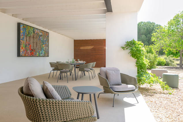 Santiago Gartenstuhl stapelbar Edelstahl 7