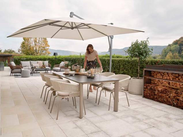 Santiago Gartenstuhl stapelbar Edelstahl 9