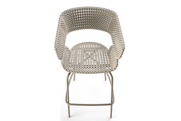 Santiago Barstuhl stapelbar Edelstahl 5