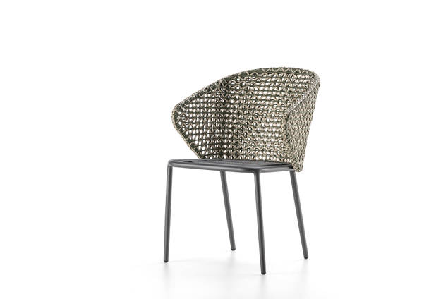 Ravenna Gartenstuhl stapelbar Aluminium