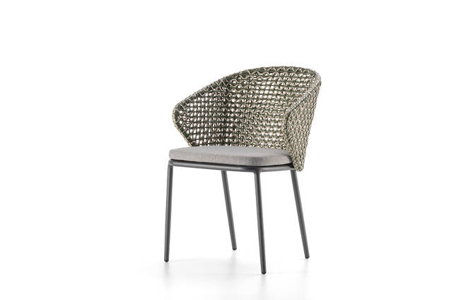 Ravenna Gartenstuhl stapelbar Aluminium 1