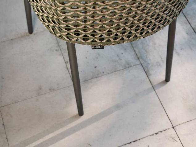 Ravenna Gartenstuhl stapelbar Aluminium 8