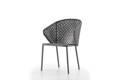 Ravenna Chaise de jardin empilable aluminium