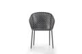 Ravenna Chaise de jardin empilable aluminium 4