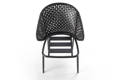 Ravenna Chaise de jardin empilable aluminium 5