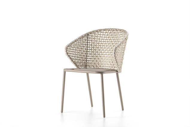 Ravenna Gartenstuhl stapelbar Aluminium