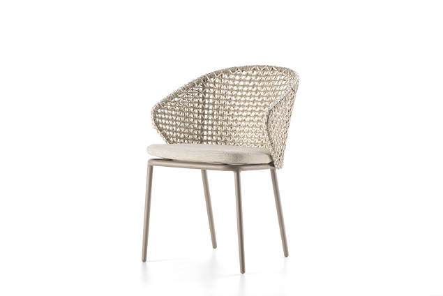 Ravenna Gartenstuhl stapelbar Aluminium 1