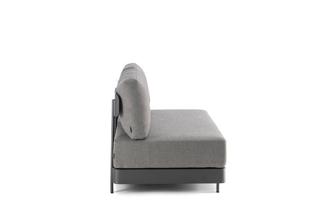 Gent Banc lounge 2 places aluminium 1