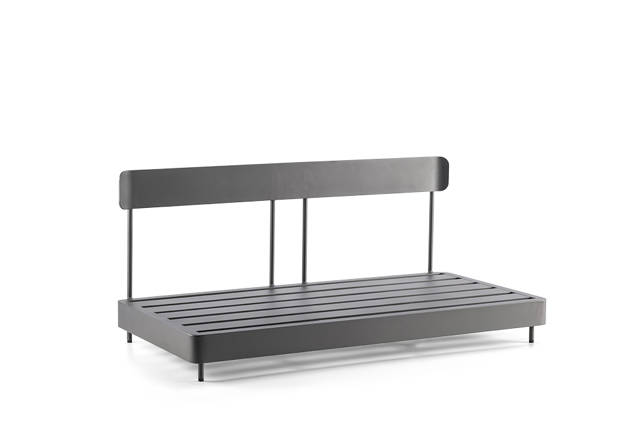 Gent Banc lounge 2 places aluminium 4