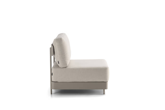 Gent Fauteuil lounge aluminium 2