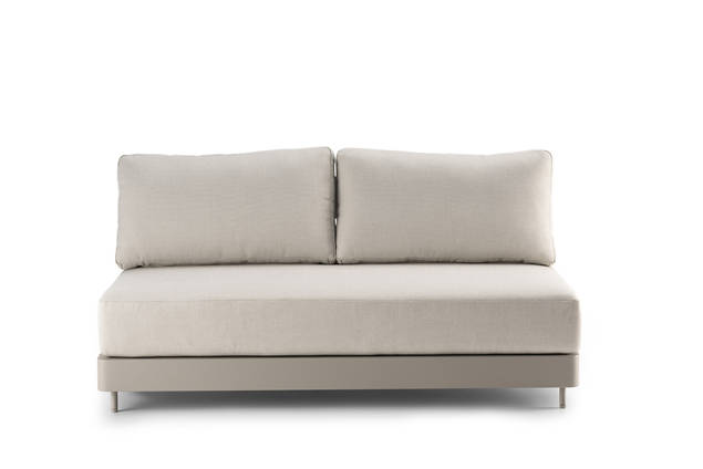 Gent Banc lounge 2 places aluminium 1