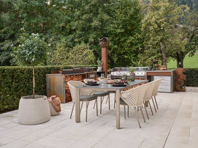 Colares Gartentisch Aluminium 220x100 cm 6