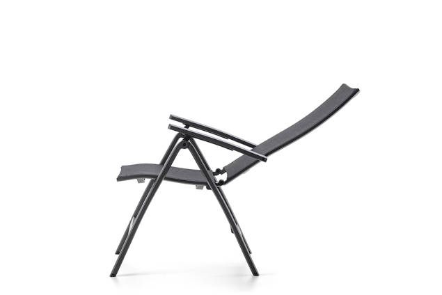 Fyn Fauteuil d'extérieur dossier haut aluminium 2