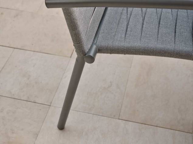 Roma Gartenstuhl stapelbar Stahl 5