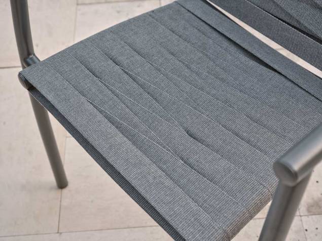 Roma Gartenstuhl stapelbar Stahl 6