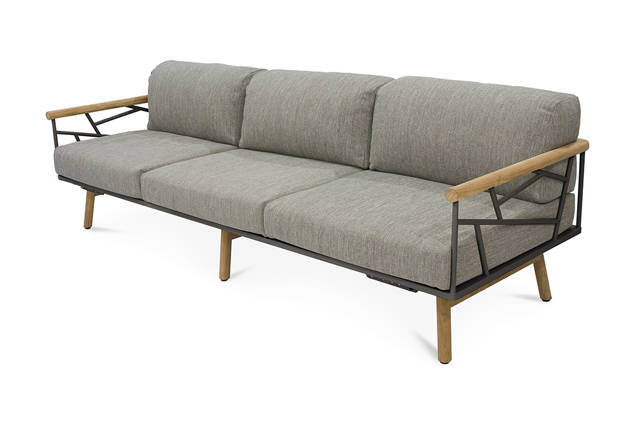 San Severino Gartenlounge Set Edelstahl 1