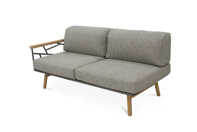 San Severino Gartenlounge Set Edelstahl 2